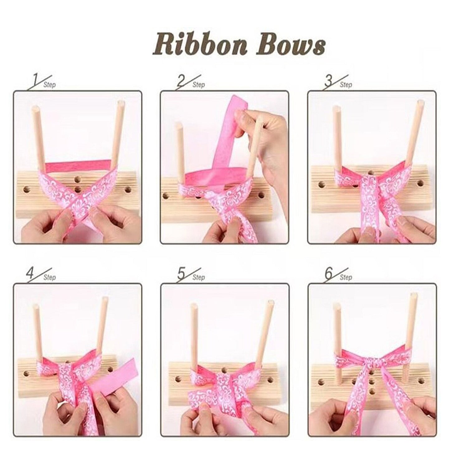 Durable Bow Maker 5 In 1 Multipurpose Bow Lightweight Making Tool DIY Craft For Gifts Or Party Decorations